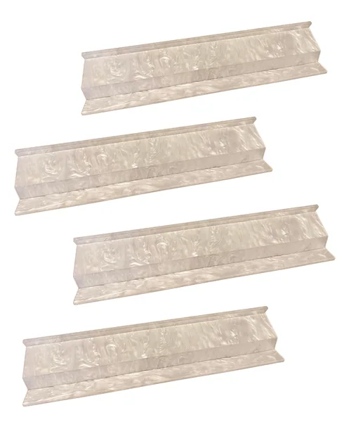 Ivory Mother of Pearl Set 0f 4 TRAVEL 12" Racks - PRE-ORDER ONLY EARLIEST ESTIMATED ARRIVAL NOVember 2026 eta