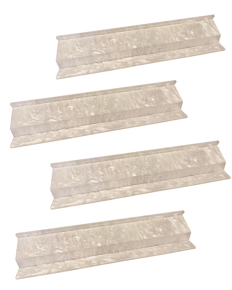 Ivory Mother of Pearl Set 0f 4 TRAVEL 12" Racks - PRE-ORDER ONLY EARLIEST ESTIMATED ARRIVAL NOVember 2026 eta