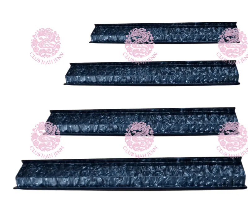 Black Mother of Pearl Set 0f 4 Racks - PRE-ORDER EARLIEST ESTIMATED ARRIVAL July 2026