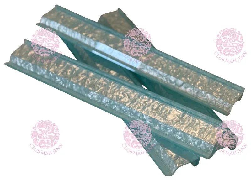 Pale Blue Mother of Pearl Set 0f 4 Racks - PRE-ORDER ONLY - EARLIEST ESTIMATED ARRIVAL OCTOBER 2026