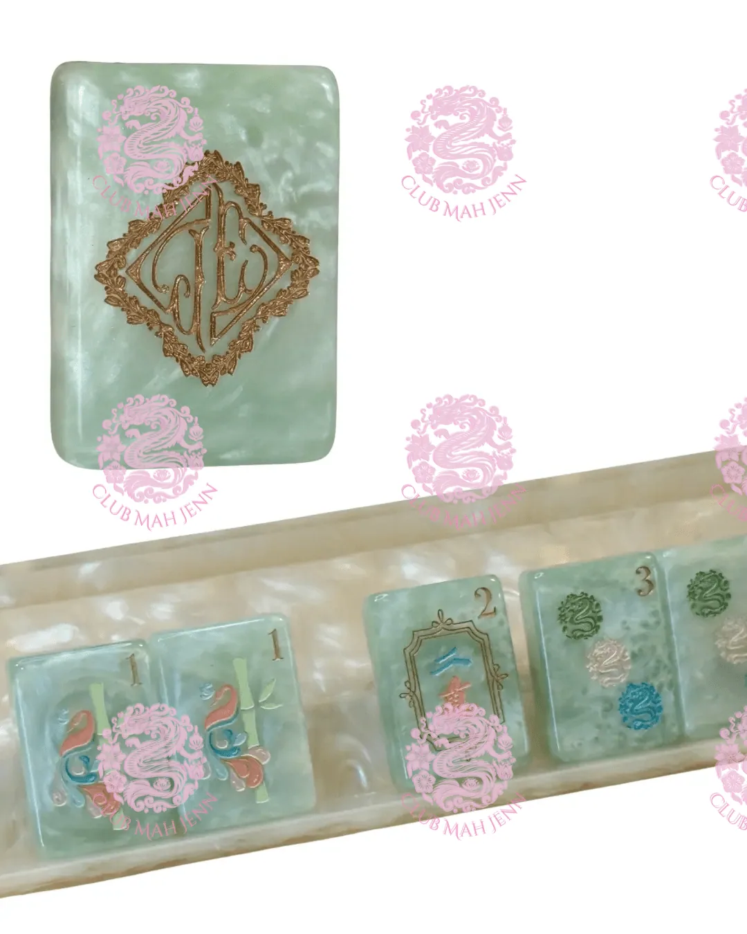 CUSTOM 2nd Edition Luxury Set - Pale Blue PRE-ORDER - 6 MONTH ESTIMATED PRODUCTION TIME ©2023 Club Mah Jenn