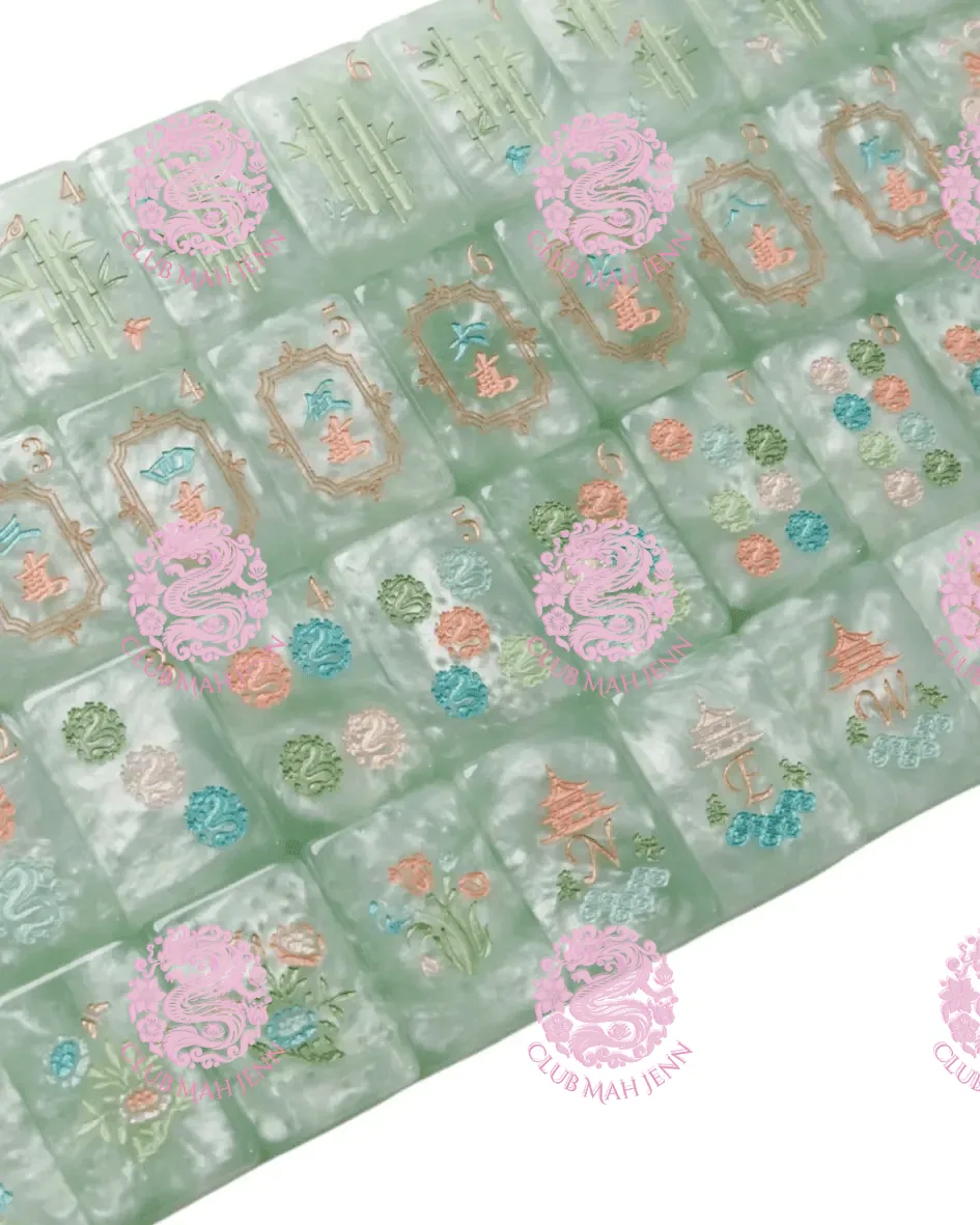 The Luxury Set 2nd Edition - Pale Blue Pearl 2nd Fulfillment PRE-ORDER EARLIEST ESTIMATED ARRIVAL Late October 2026 ©2023 Club Mah Jenn