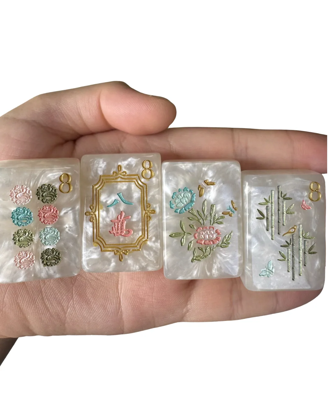 The Luxury Set 2nd Edition - Ivory Pearl 3rd Fulfillment PRE-ORDER EARLIEST ESTIMATED ARRIVAL October 2026 ©2023 Club Mah Jenn