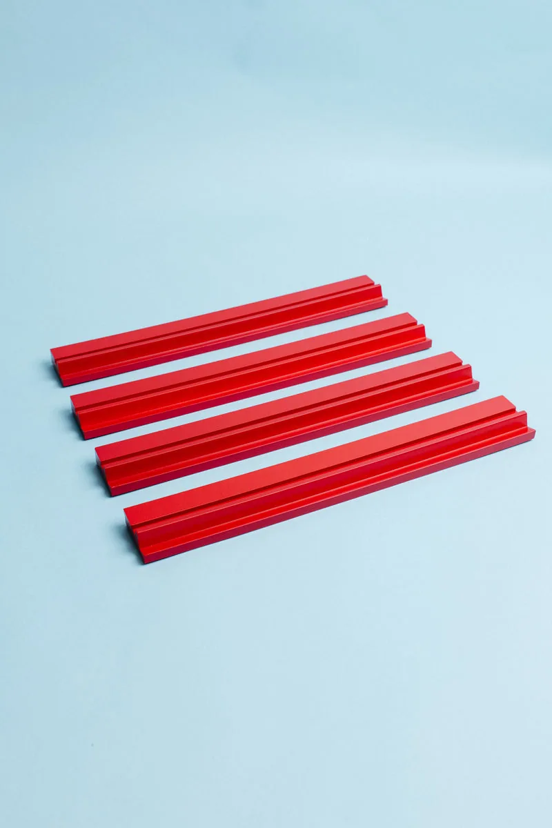 Mahjong Racks (4) - Wooden with Magnetic Pushers