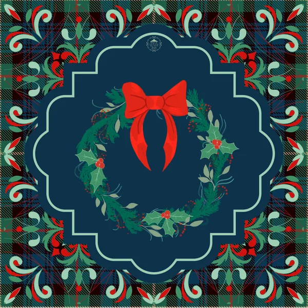 Christmas Cheer Mahjong Mat 33" x 33"
