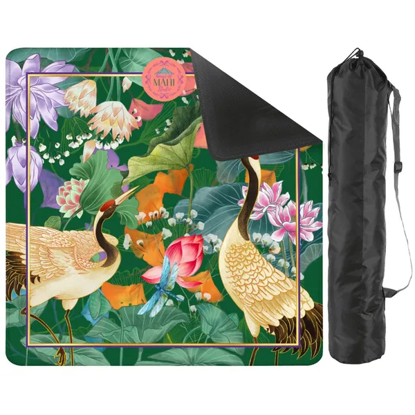 Tropical Paradise Mahjong Mat 33" x 33" (Ship Rolled up)