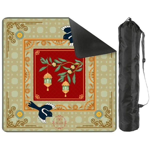 "Merry Magpie" Mahjong Mat ONLY 33" x 33"