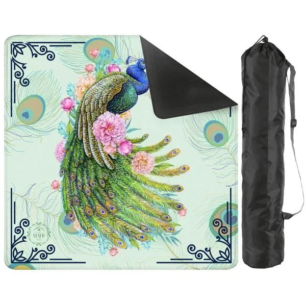 Queen of the Tiles Mahjong Mat 33" x 33" (Ships Rolled up)