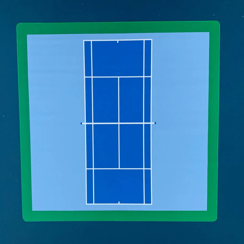 Queen of The Court Mat & Clear Storage Tube - Neoprene (ships August)