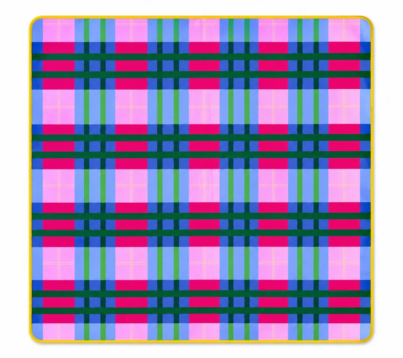 Vibrant Plaid Mat (Pairs with Tennis/ Pickleball tiles) (Ships in August)