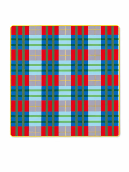 Vibrant Plaid Mat (Holiday) (Ships in August)
