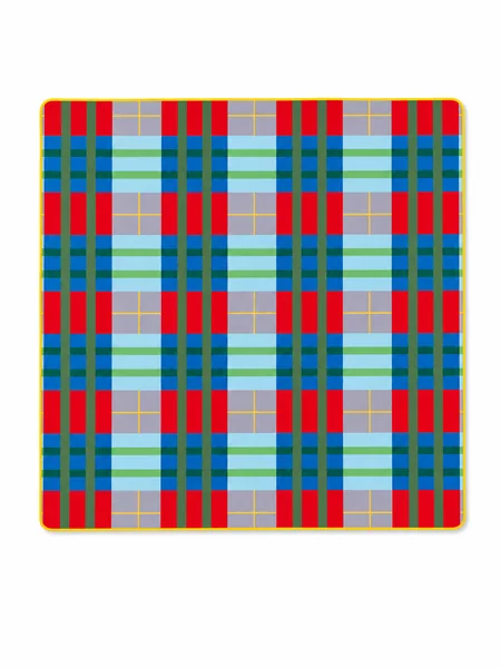 Vibrant Plaid Mat (Holiday) (Ships in August)