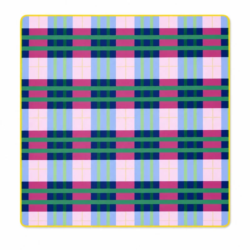 Vibrant Plaid Mat (Pairs with The Garden Set) (Ships in August)