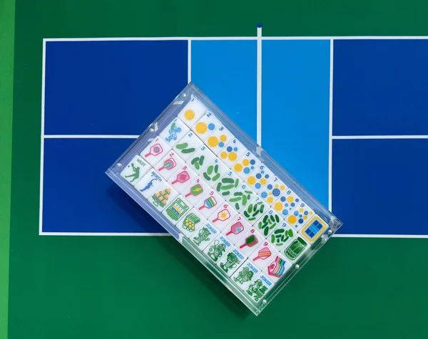 The Pickleball Court Mat, Pickleball Tiles, & Display Box *Preorder*