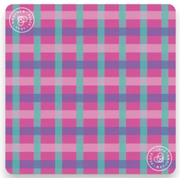 Mahjong Mat- Pink Cabana