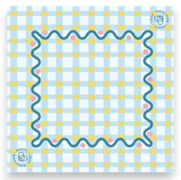 Whimsy Plaid- Seaside Stripe