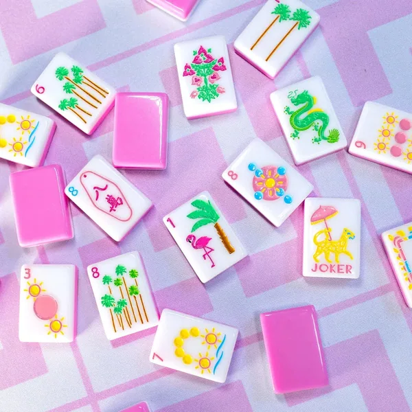 Palm Springs Mahjong Tiles