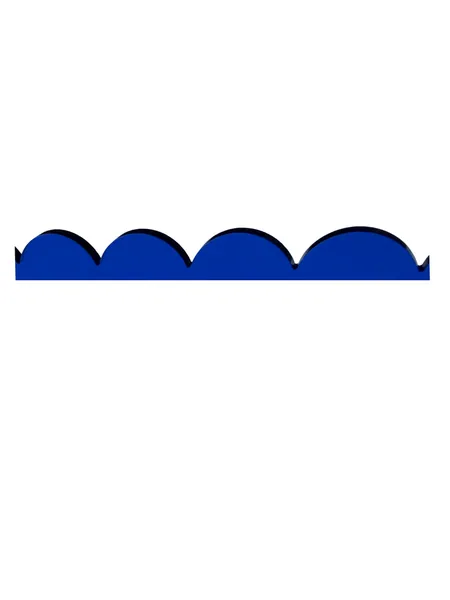 Navy - Set of 4 MM Scallop pushers ONLY. Swap out your colors! - Navy Blue