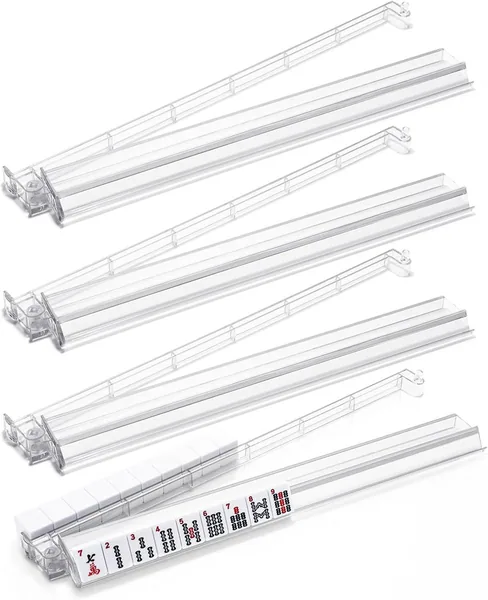 Mahjong Rack and Pusher set of 4