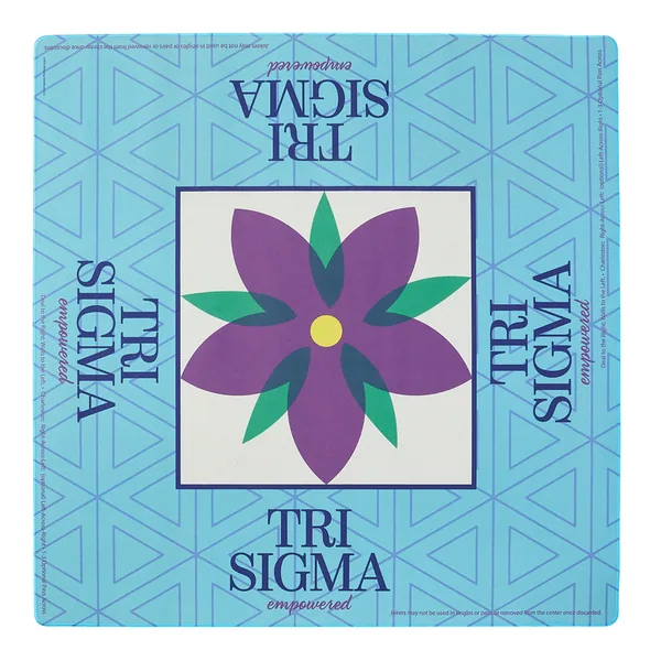 Tri Sigma Mahjong Mat