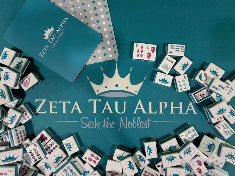 Zeta Tau Alpha Legacy Mahjong Set