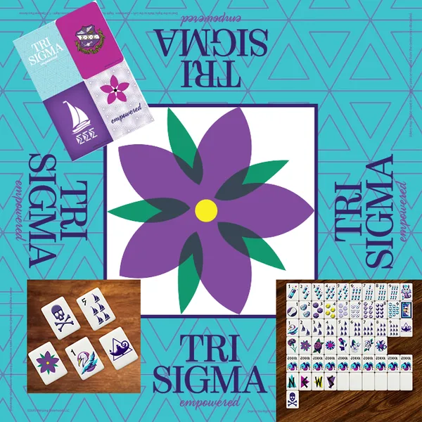 Tri Sigma Legacy Mahjong Set