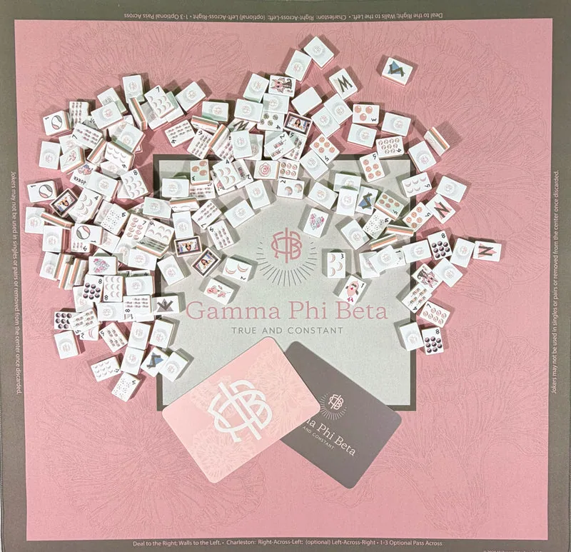 Gamma Phi Beta Legacy Mahjong Set