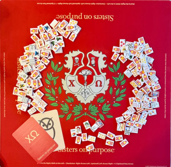Chi Omega Legacy Mahjong Set