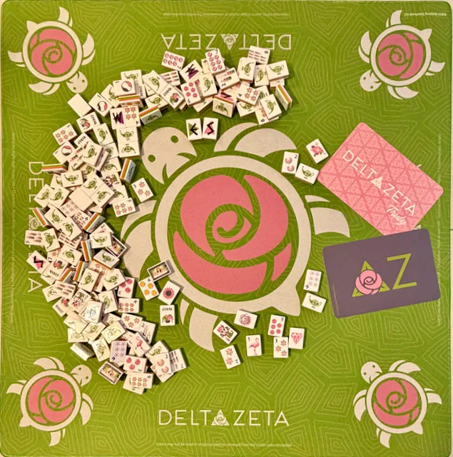 Delta Zeta Legacy Mahjong Set
