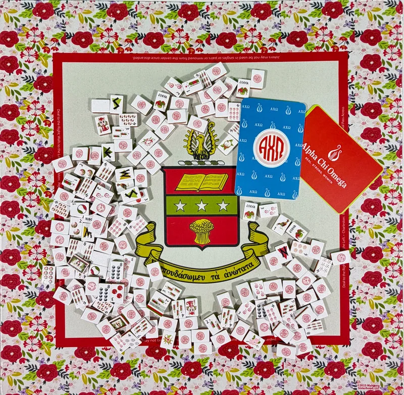 Alpha Chi Omega Legacy Mahjong Set