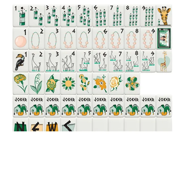 Alpha Epsilon Phi Mahjong Tiles
