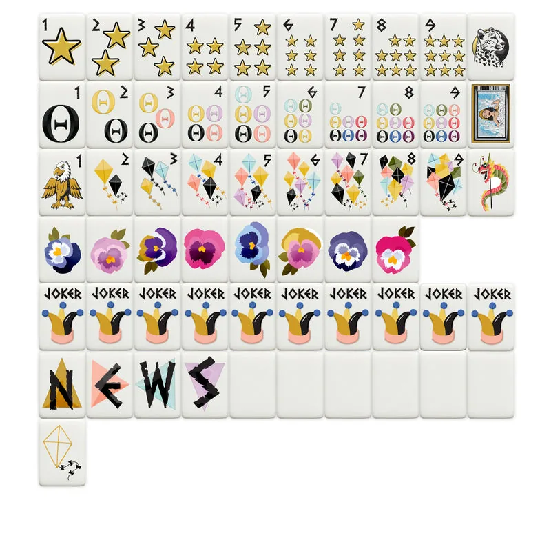 Kappa Alpha Theta Mahjong Tiles