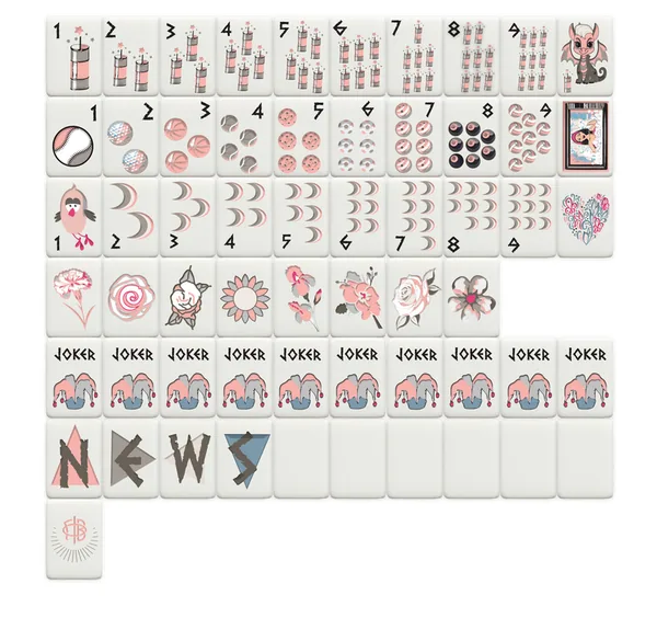 Gamma Phi Beta Mahjong Tiles