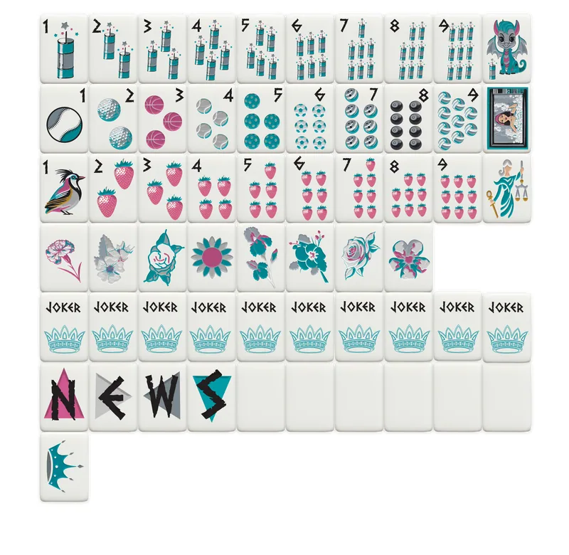Zeta Tau Alpha Mahjong Tiles