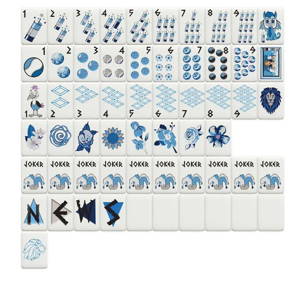 Alpha Delta Pi Mahjong Tiles