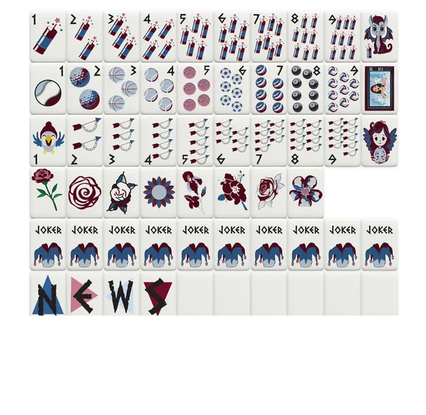 Pi Beta Phi Mahjong Tiles