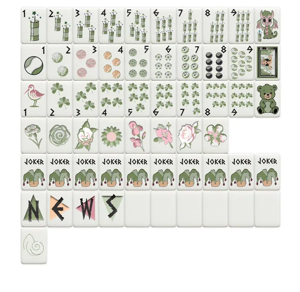 Kappa Delta Mahjong Tiles
