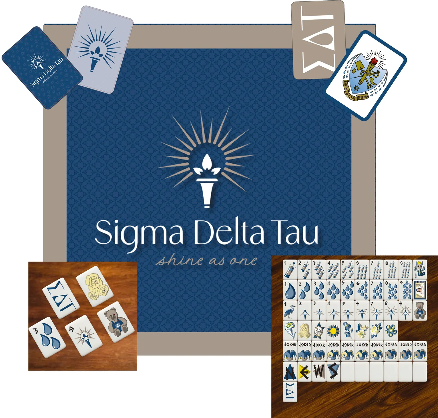 Sigma Delta Tau Legacy Mahjong Set