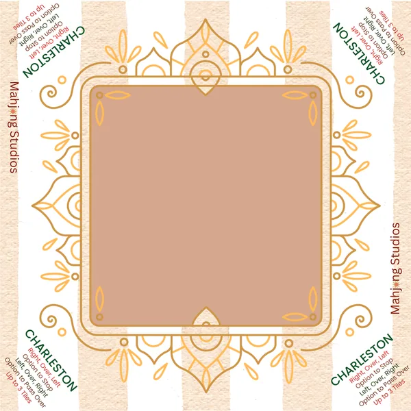 Ivory Coast Mahjong Mat - 33 x 33 - Ships Rolled - PREORDER