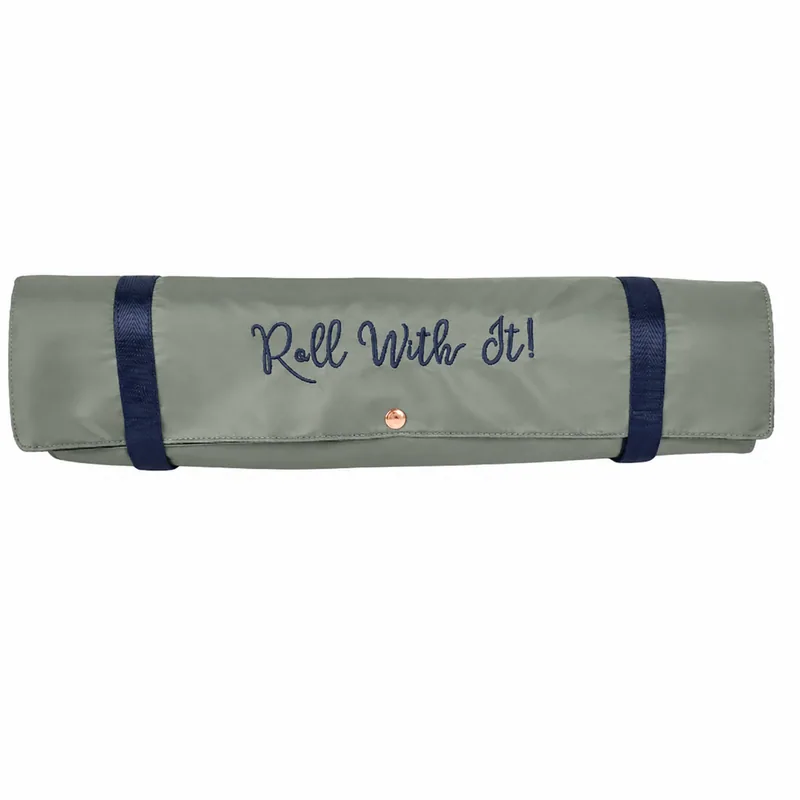 Roll With It - Rack Roller Bag - Mahjong Rack & Pusher Sage & Navy