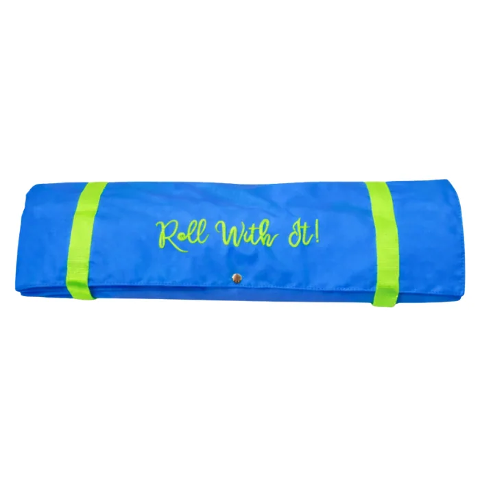 Roll With It - Rack Roller Bag - Mahjong Rack & Pusher Blue Yellow