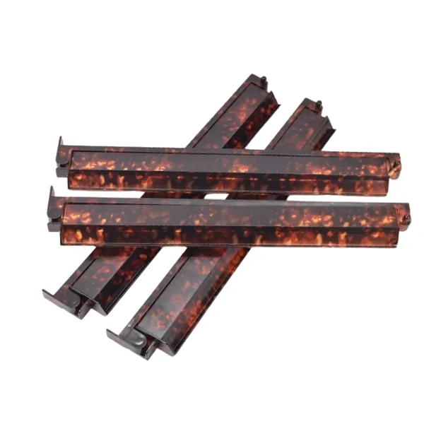 Tortoise Shell Mahjong Rack & Pusher Set Matte Finish