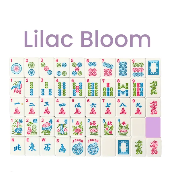 Mahjong Studios – American Mahjong Tile Set Lilac Bloom