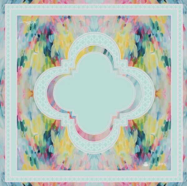 Peacock Blue Mat - Abigail Reller Collab