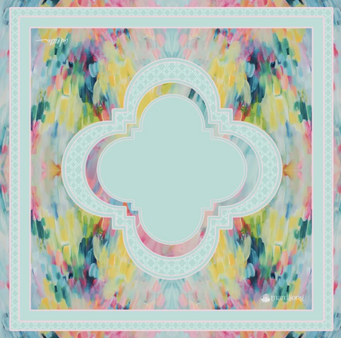 Peacock Blue Mat - Abigail Reller Collab