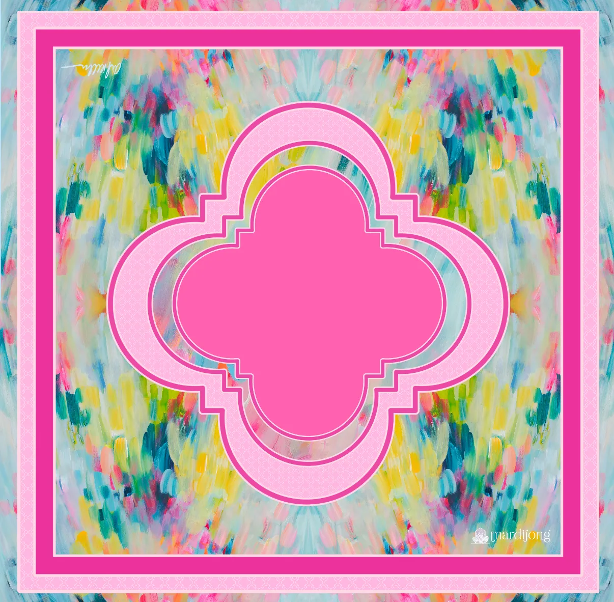 Peacock Pink Mat - Abigail Reller Collab