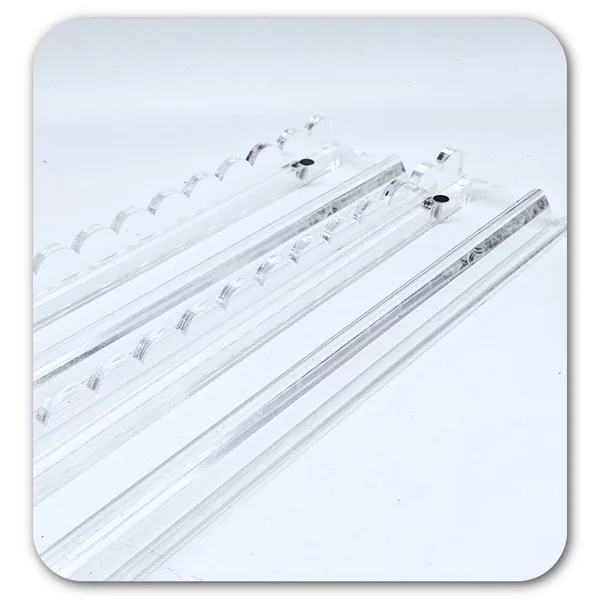 Clear Racks w/Clear Scallop Pusher