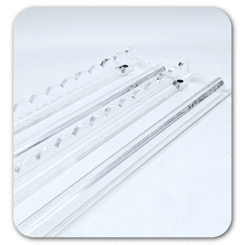 Clear Racks w/Clear Scallop Pusher