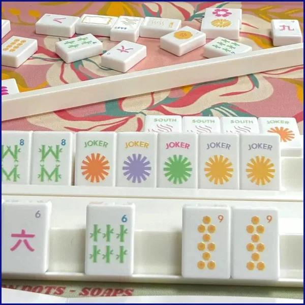 Tilly Tiles - Embossed Art Mahjong Tile Set
