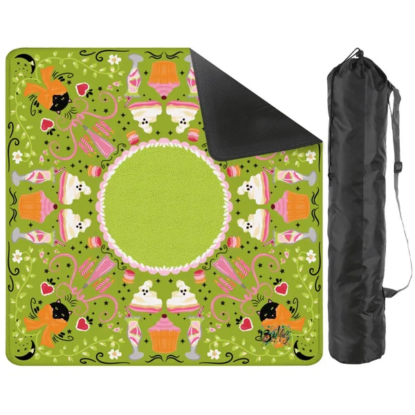Spooky Dessert Halloween Mahjong Mat Larger-33"x33" (Ship Rolled up)